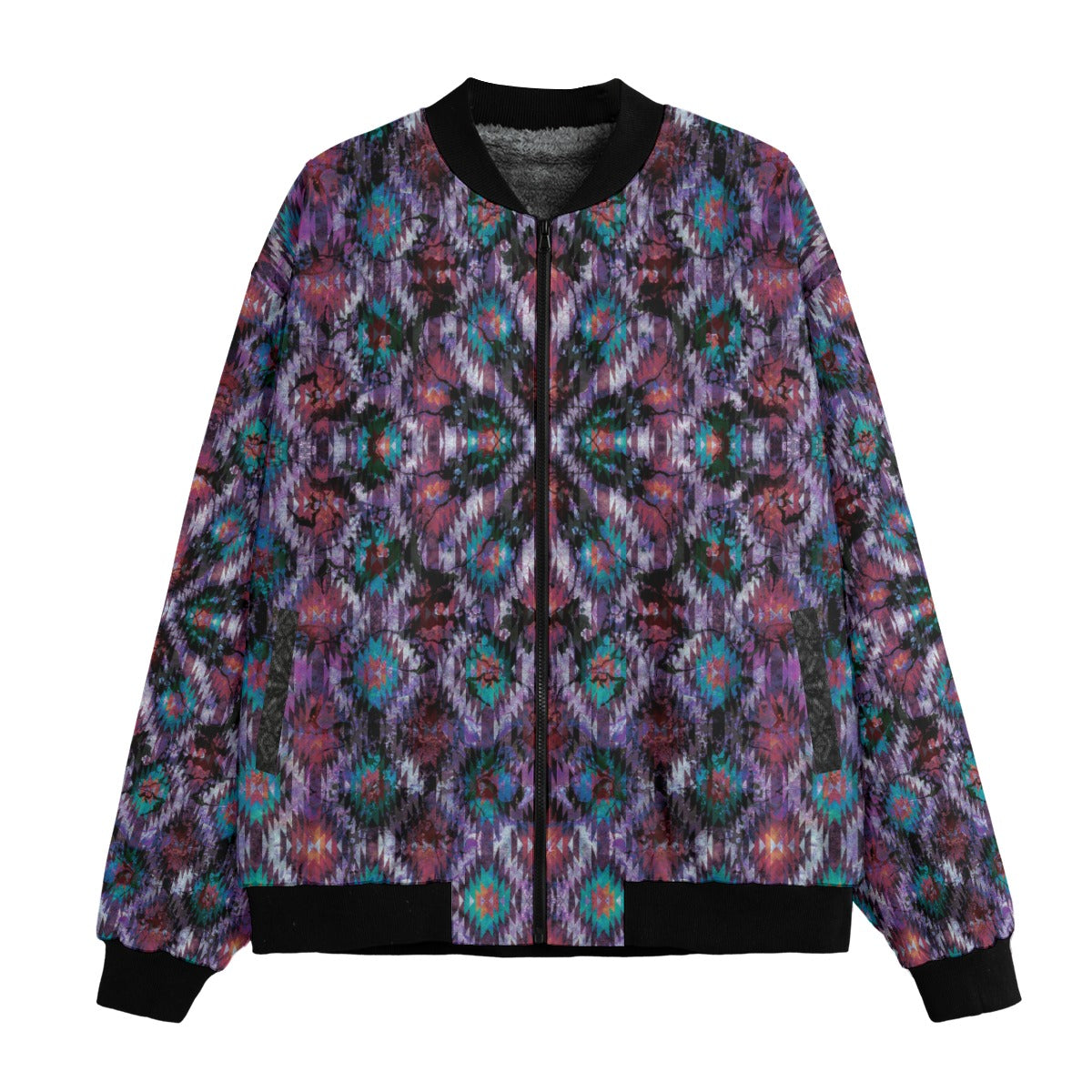 Navajo Nights Bomber Jacket w/ Sherpa Lining