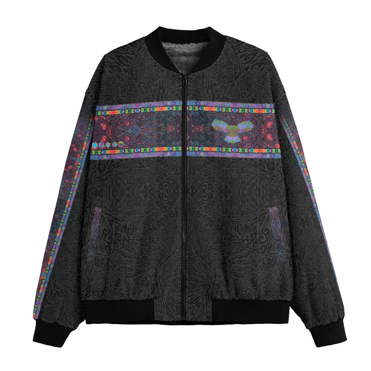 Night Owl Medicine Bomber Jacket w/ Sherpa Lining