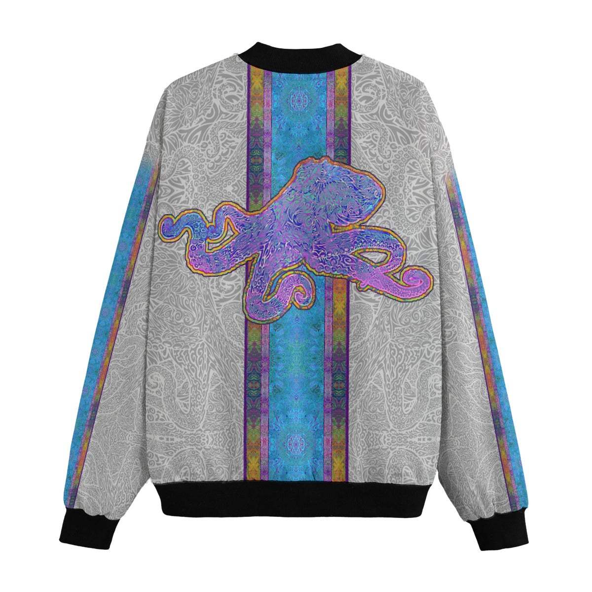 Octopus Medicine Bomber Jacket w/ Sherpa Lining