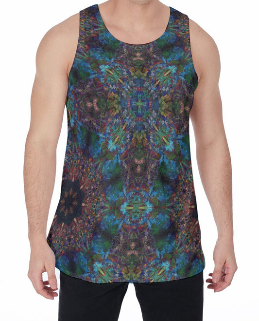 Scarab Mandala Crushed Velvet Tank Top