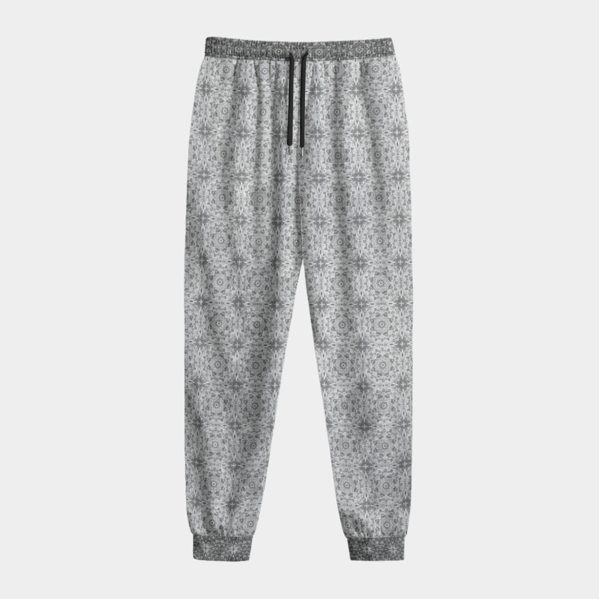 Silver Star Dust Crushed Velvet Jogger Pants
