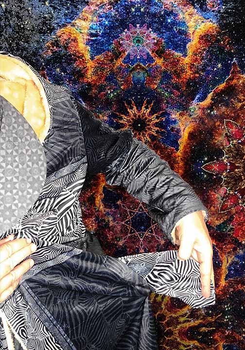 Zebra Reflections Festival Cloak