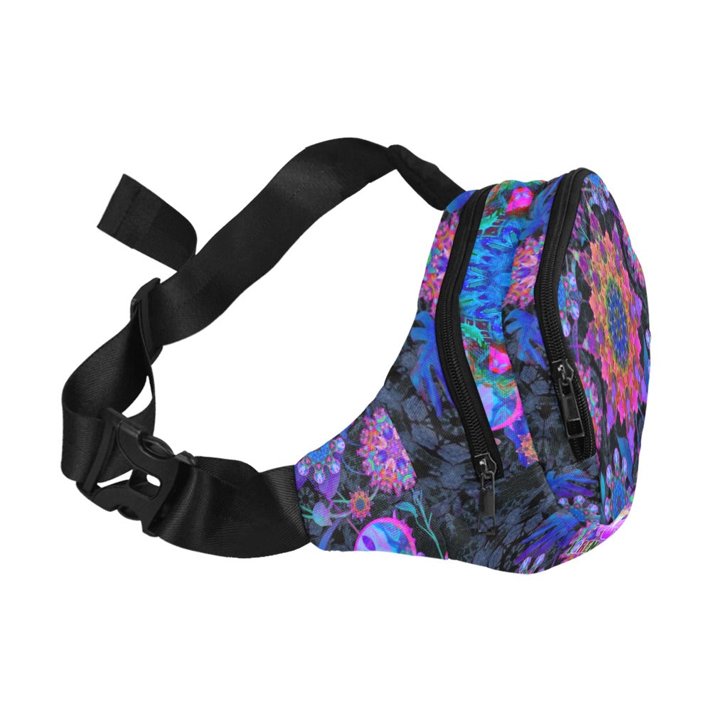 Jungle Flower Mandalas Fanny Pack