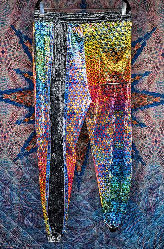 Chakra Awakening Crushed Velvet Jogger Pants