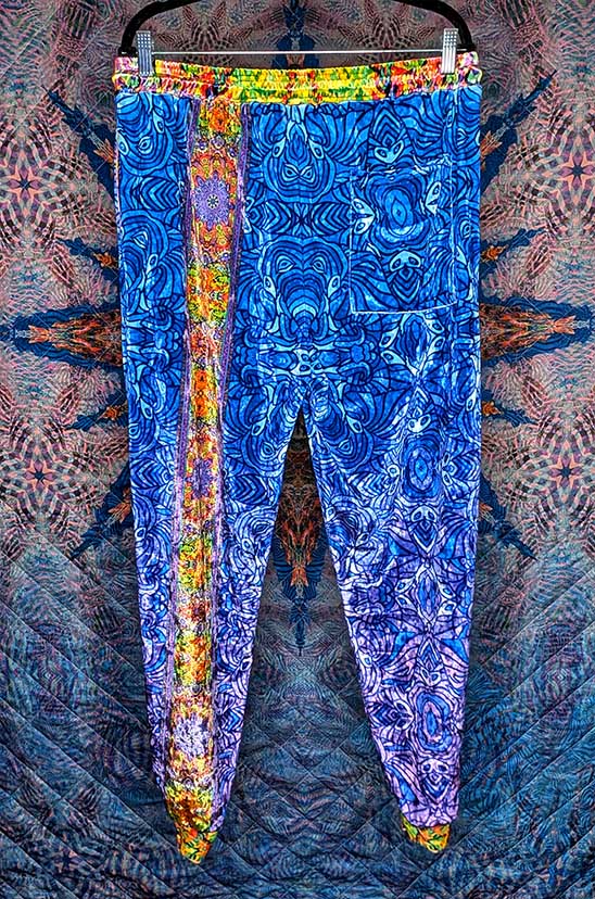 Elephant Symphony Crushed Velvet Jogger Pants