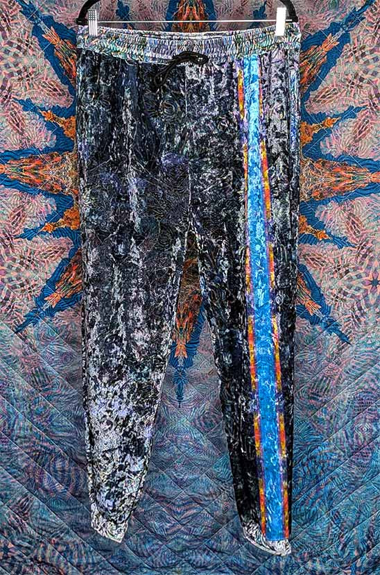 Nocturnal Octopus Crushed Velvet Jogger Pants