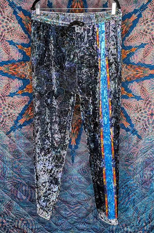Nocturnal Octopus Crushed Velvet Jogger Pants
