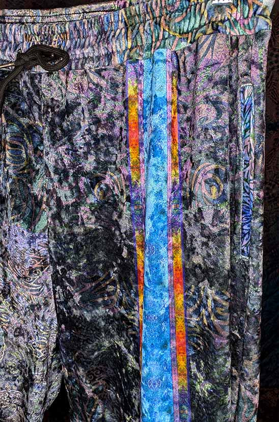 Nocturnal Octopus Crushed Velvet Jogger Pants