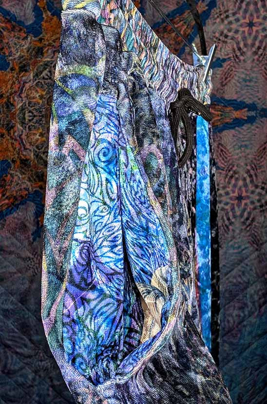 Nocturnal Octopus Crushed Velvet Jogger Pants
