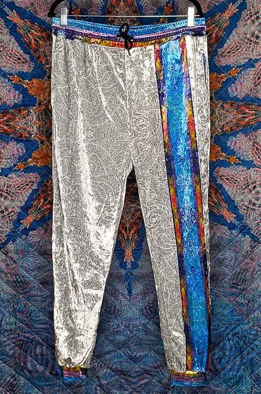 Octopus Garden Crushed Velvet Jogger Pants