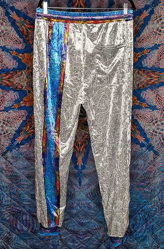 Octopus Garden Crushed Velvet Jogger Pants