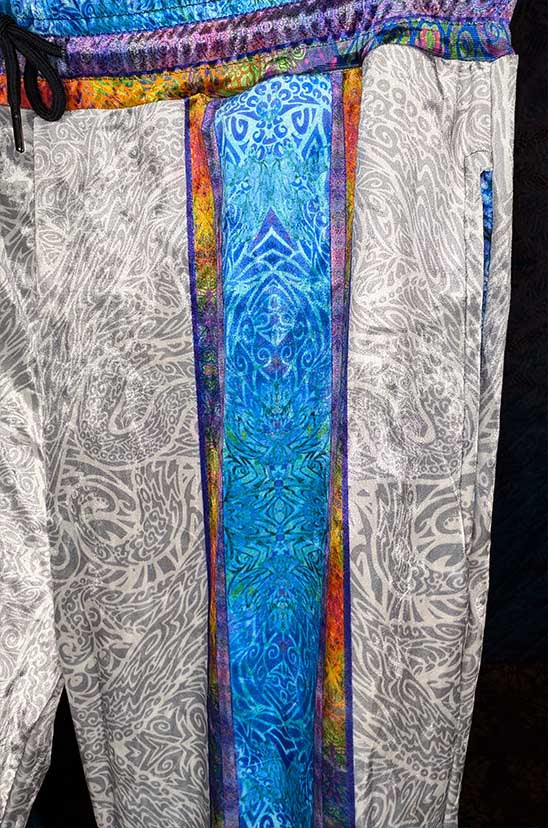 Octopus Garden Crushed Velvet Jogger Pants