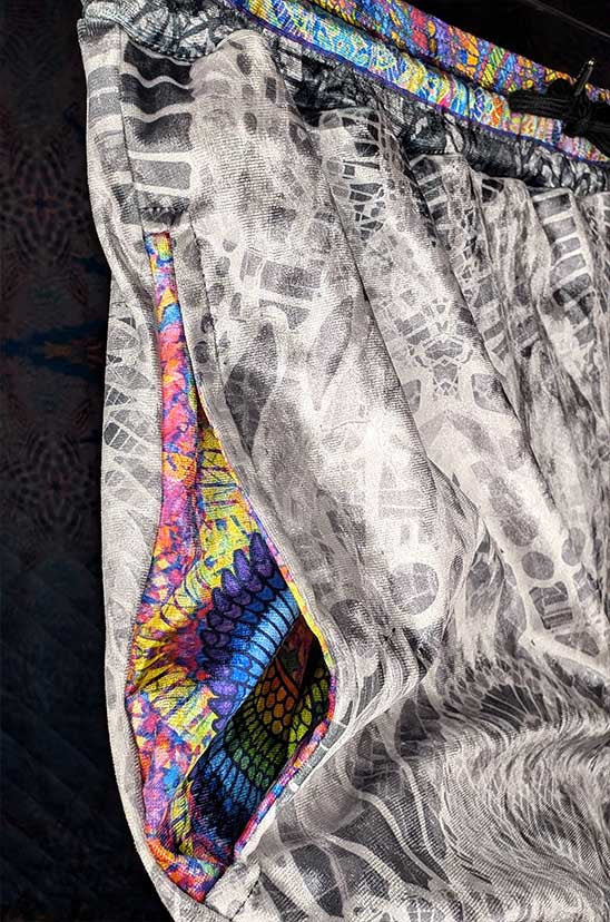 Scarab Transformations Crushed Velvet Jogger Pants