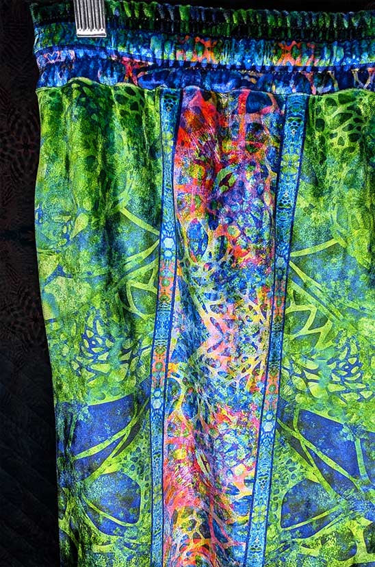 Sea Turtle Longevity Crushed Velvet Jogger Pants