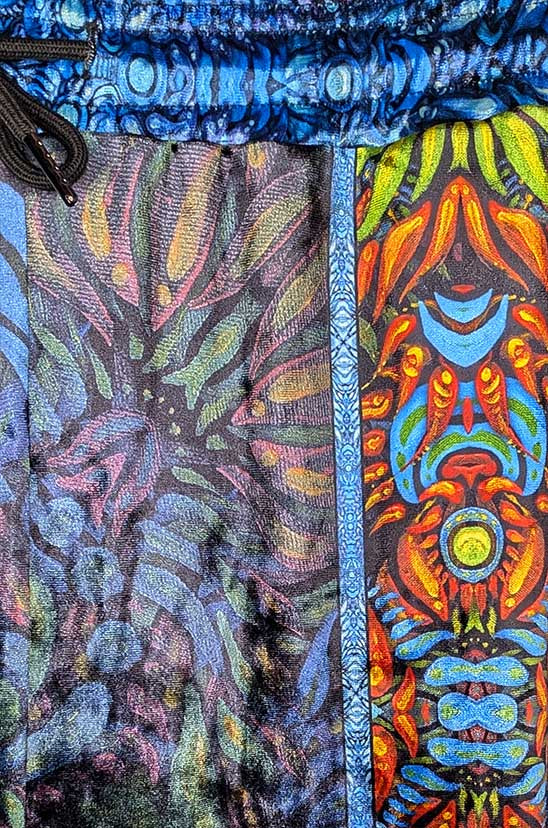 Visionary Owl Crushed Velvet Jogger Pants