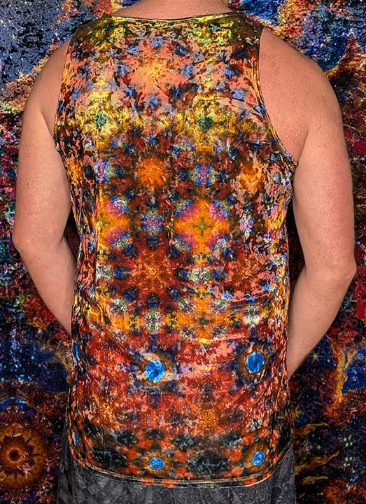 Cosmic Coral Reef Crushed Velvet Tank Top