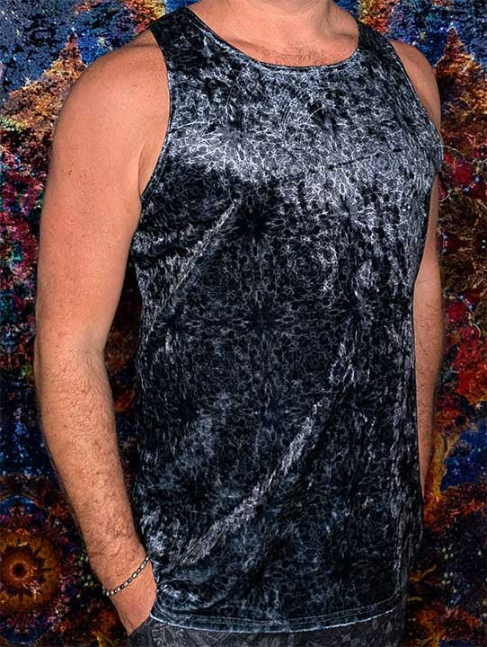Dark Matter Crushed Velvet Tank Top