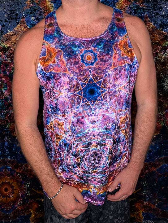 Veil Nebula Mandala Crushed Velvet Tank Top
