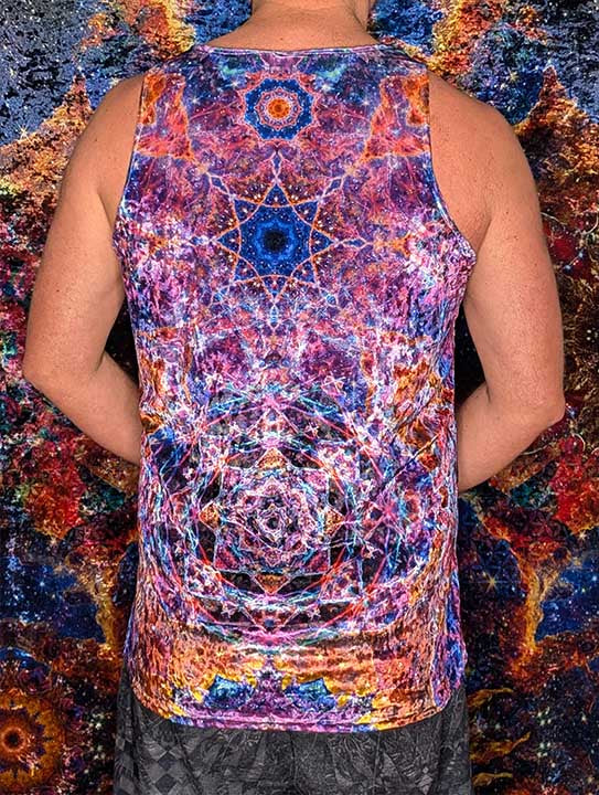Veil Nebula Mandala Crushed Velvet Tank Top