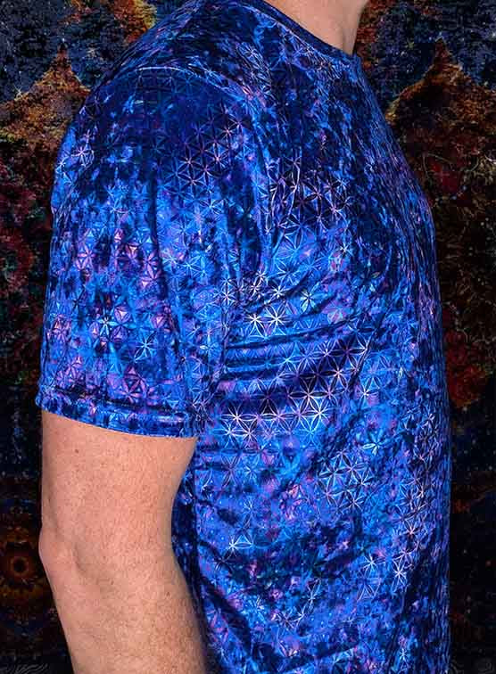 Eclectic Spectrum Crushed Velvet T-Shirt