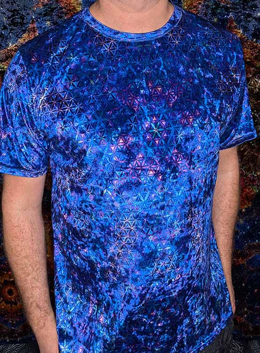 Eclectic Spectrum Crushed Velvet T-Shirt