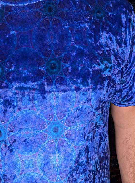 Cosmic Sea Rays Crushed Velvet T-Shirt