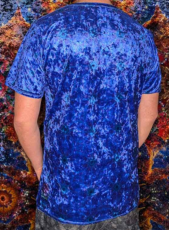 Cosmic Sea Rays Crushed Velvet T-Shirt