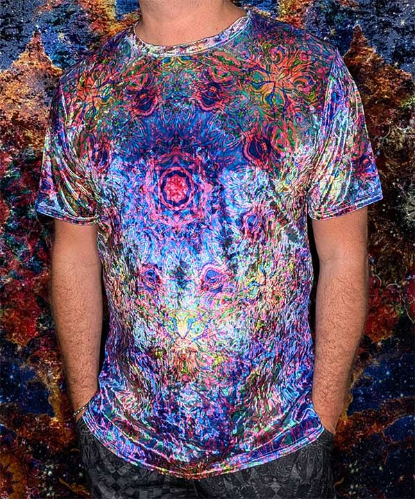 Electric Vision Crushed Velvet T-Shirt