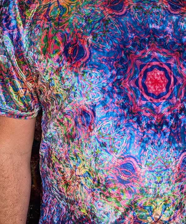 Electric Vision Crushed Velvet T-Shirt