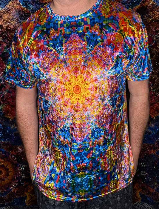 Traveling Waves Crushed Velvet T-Shirt