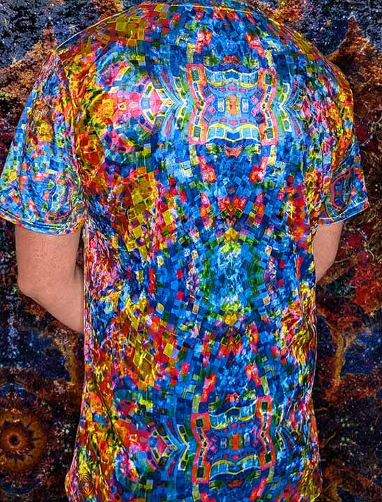 Traveling Waves Crushed Velvet T-Shirt