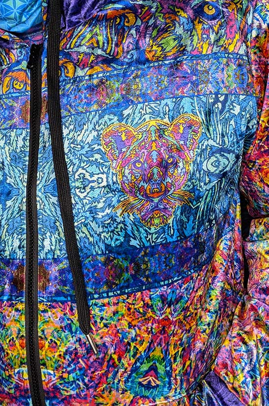 Lioness Pride Crushed Velvet Zip Hoodie