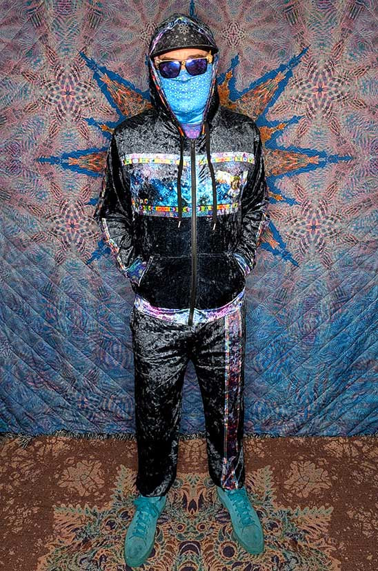 Owl Medicine Crushed Velvet Zip Hoodie