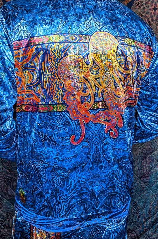 Jellyfish Intuition Crushed Velvet Zip Hoodie
