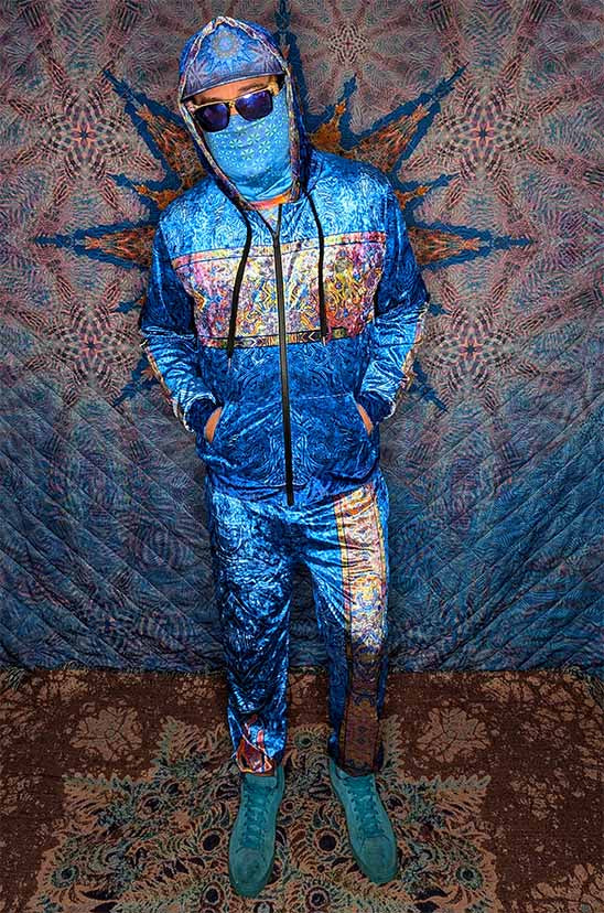 Jellyfish Intuition Crushed Velvet Zip Hoodie