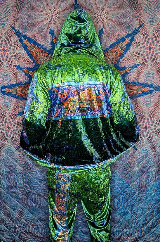Sea Turtle Longevity Crushed Velvet Zip Hoodie