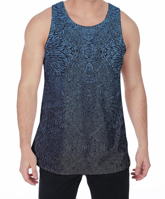 Midnight Owl Crushed Velvet Tank Top