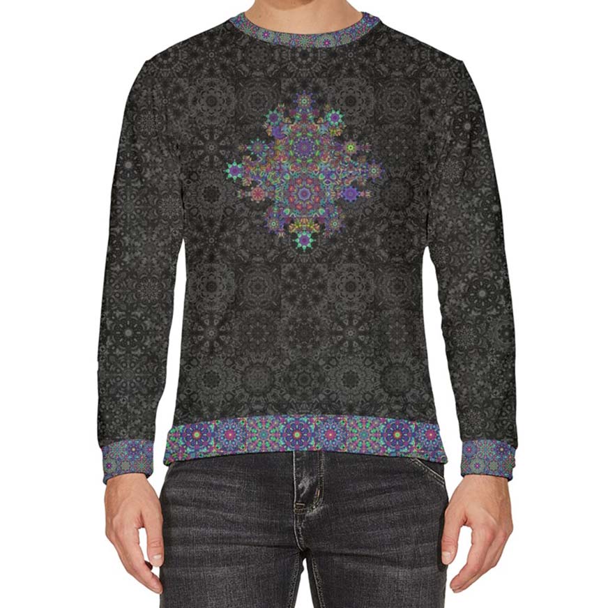 Black Diamonds Velour Sweater