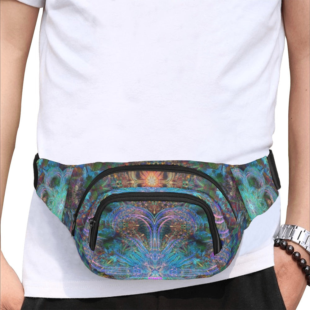 Scarab Mandala Fanny Pack