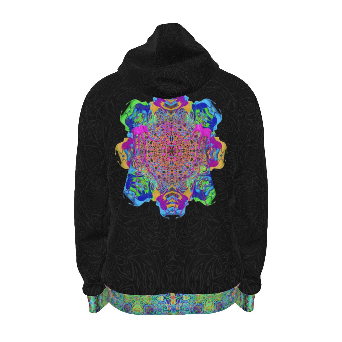 Elephant Mandala Premium Zip Hoodie