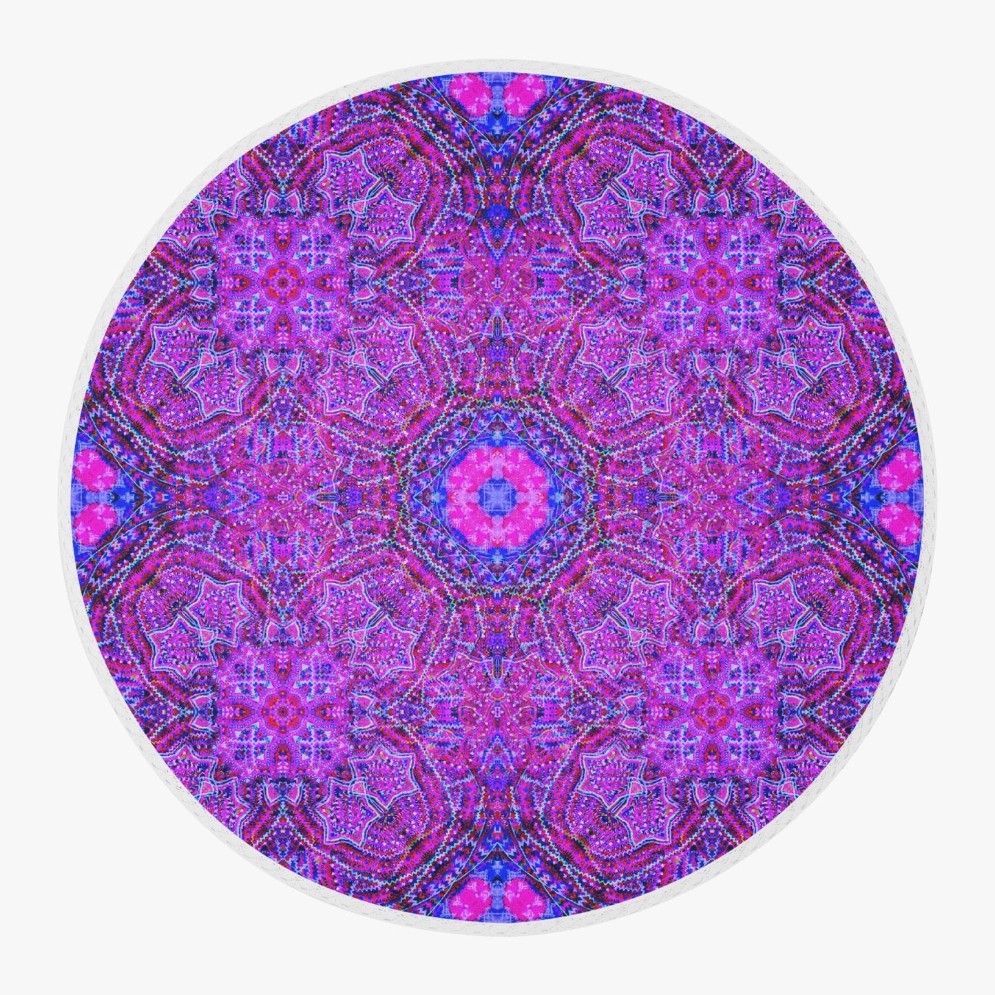 Purple Starlight 60" Round Tablecloth