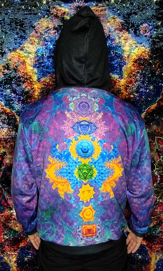 Chakra Awakening Premium Zip Hoodie