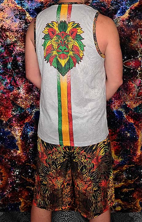 Rasta Lion Tank Top Jersey & Shorts