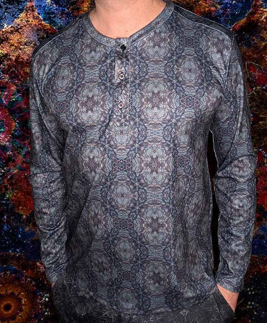 Infrastructure Long-Sleeve Henley Shirt