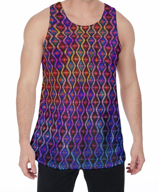 Navajo Sunset Crushed Velvet Tank Top