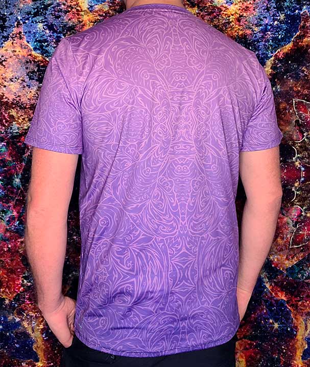 Purple Tribal Elephant T-Shirt