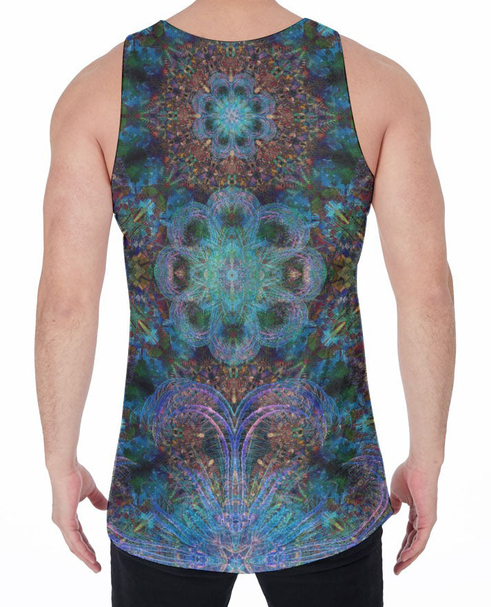 Scarab Mandala Crushed Velvet Tank Top