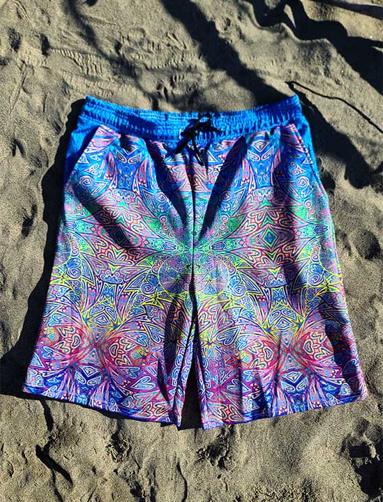 Rainbow Hearts Shorts