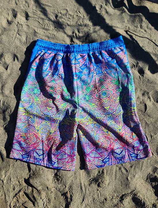 Rainbow Hearts Shorts