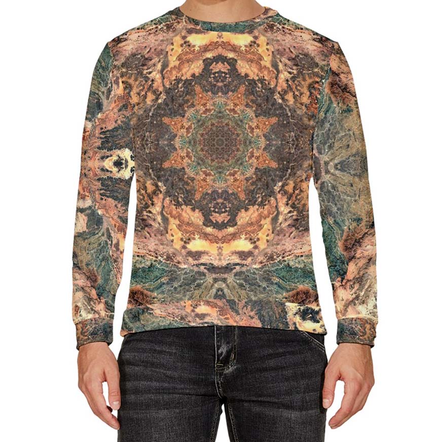 Mesopotamia Mandala Velour Sweater